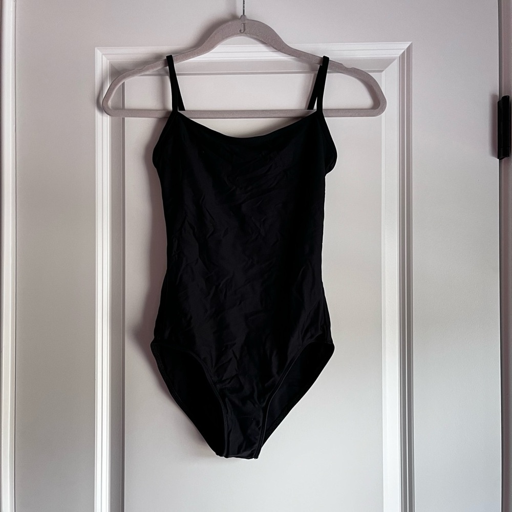 Black ballet leotard
